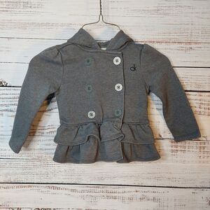Kids Girls Calvin Klein Fancy Coat sz 24 Months